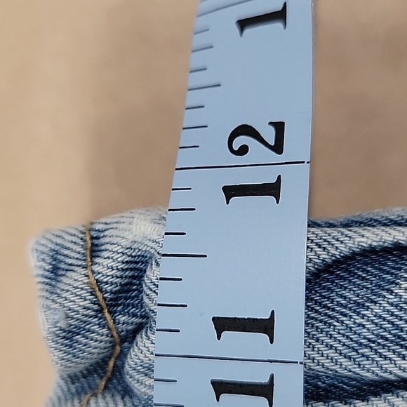 Forever 21, Size S, High Waist, Paperbag Denim Shorts.  Distressed, EUC. - Picture 5 of 10